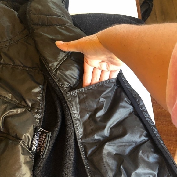 London Fog Women’s Quilted Feathers Down Lightweight Knit Sleeves Jacket Size S - Picture 10 of 16